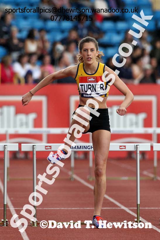 Womens 400 metres hurdles, British Championships, Birmingham. Photo: David T. Hewitson/Sports for All Pics